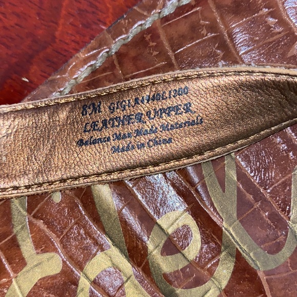 Sam Edelman GIGI THONG SANDAL Brown Saddle Leather Size 8 - Picture 3 of 4